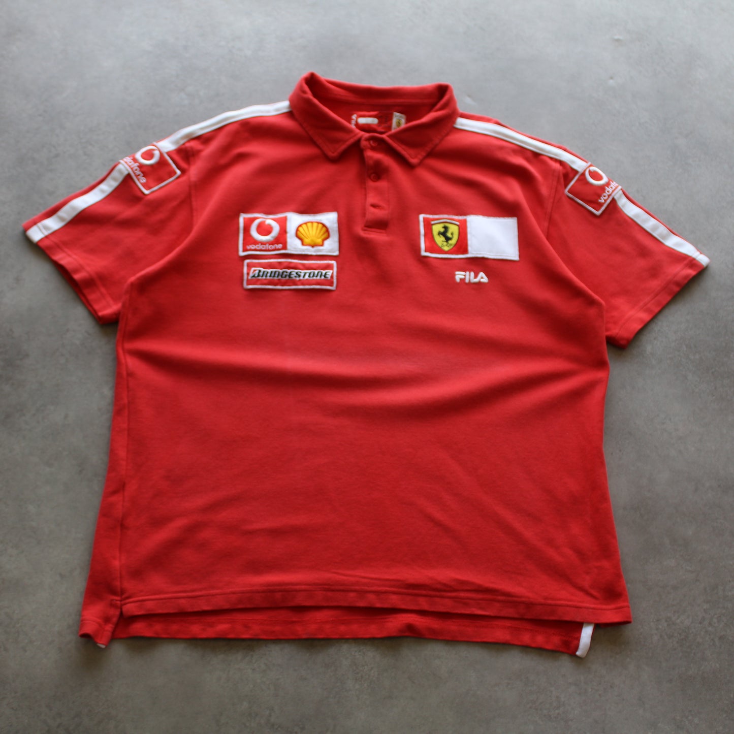 Fila Poloshirt mit kleinem bestickten Logo (Herren, XXL)