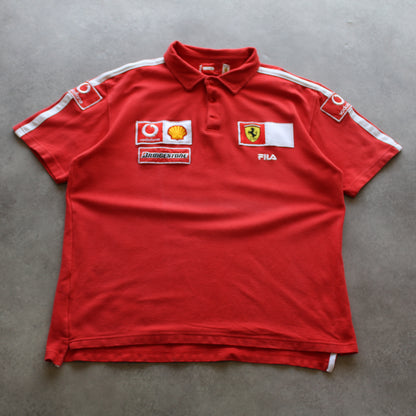 Fila Poloshirt mit kleinem bestickten Logo (Herren, XXL)
