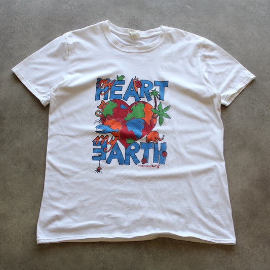 My Heart My Earth Printed T-Shirt (Man-L)