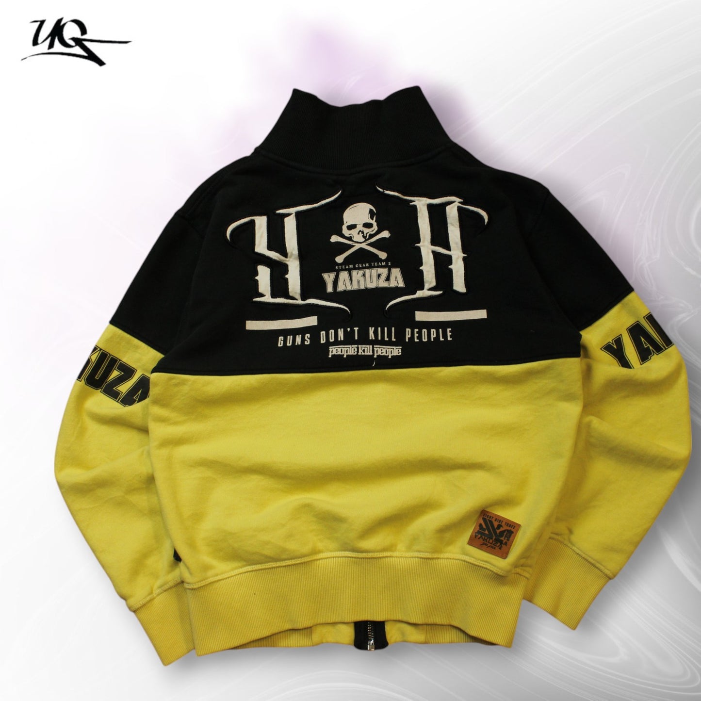 Yakuza-Pullover mit durchgehendem Reißverschluss (Größe S) 