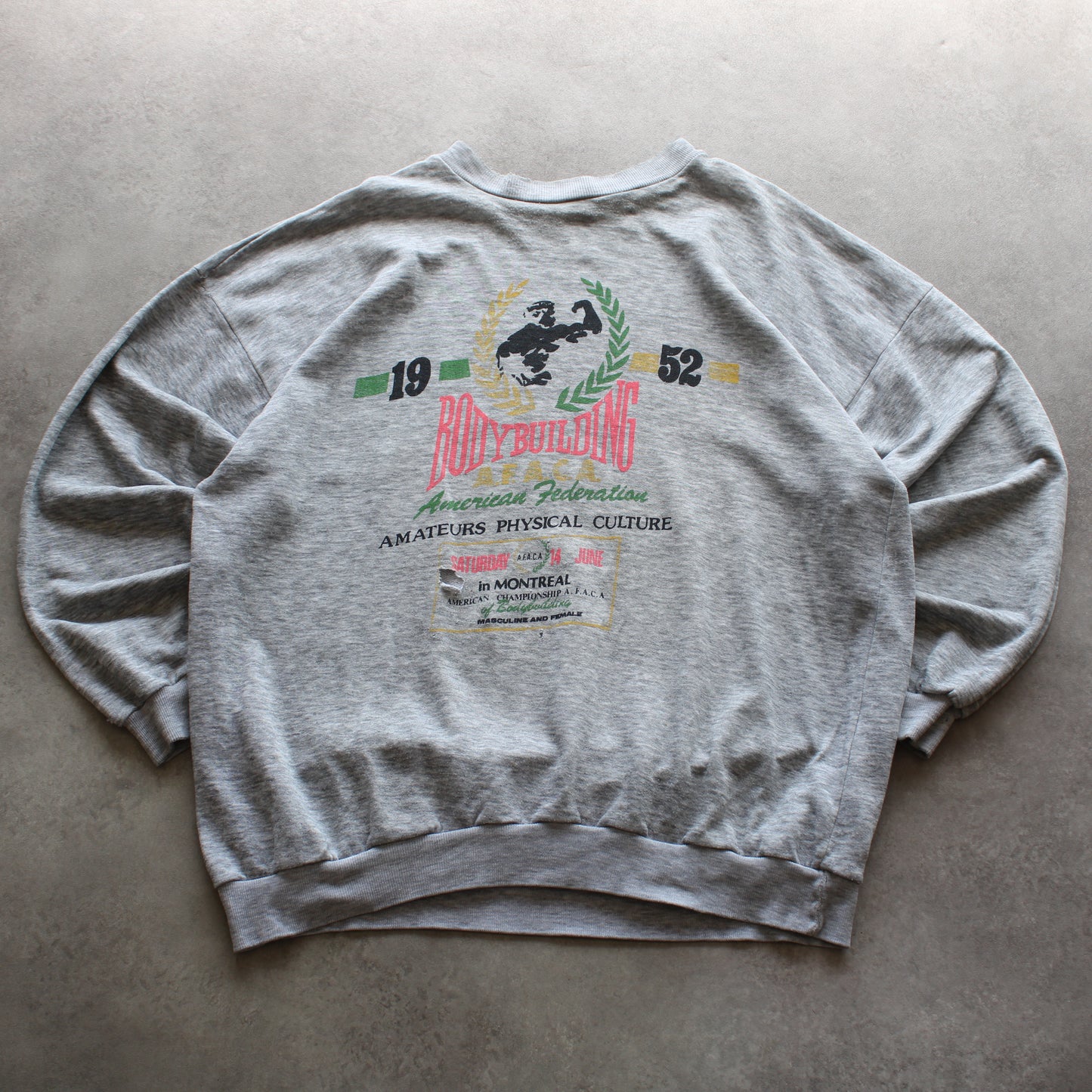 Vintage Bodybuilding Crewneck Sweater (Man-XL) [SPOTTED]