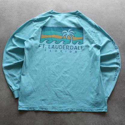 Comfort Colors Printed Long Sleeve T-Shirt (Man-M) [SPOTTED]
