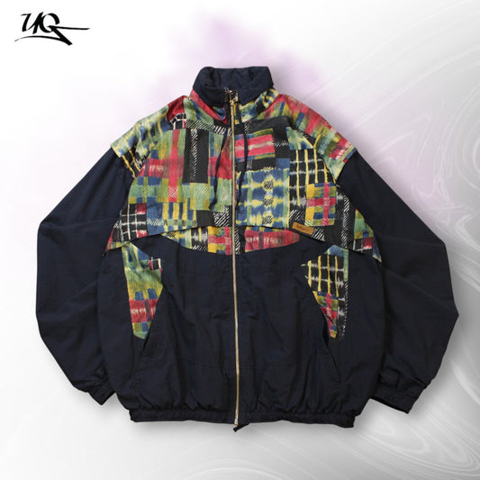 Indigo Vintage Windwear Jacke (Größe-XL) 
