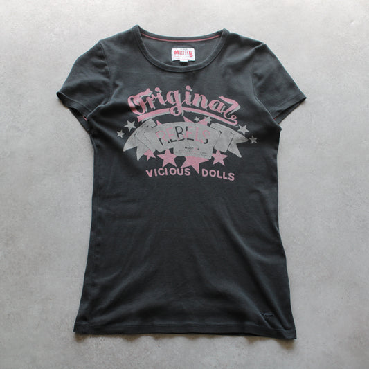 Poloshirt mit Vintage-Blumenmuster (Damen-4XL)