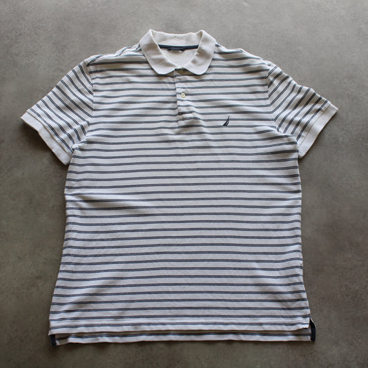 Nautica Embrioed Small Logo Polo Shirt (Man-M)