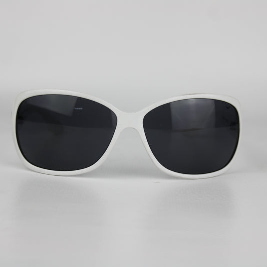 Solarys Sporty Sunglasses – White Frame & Dark Lenses