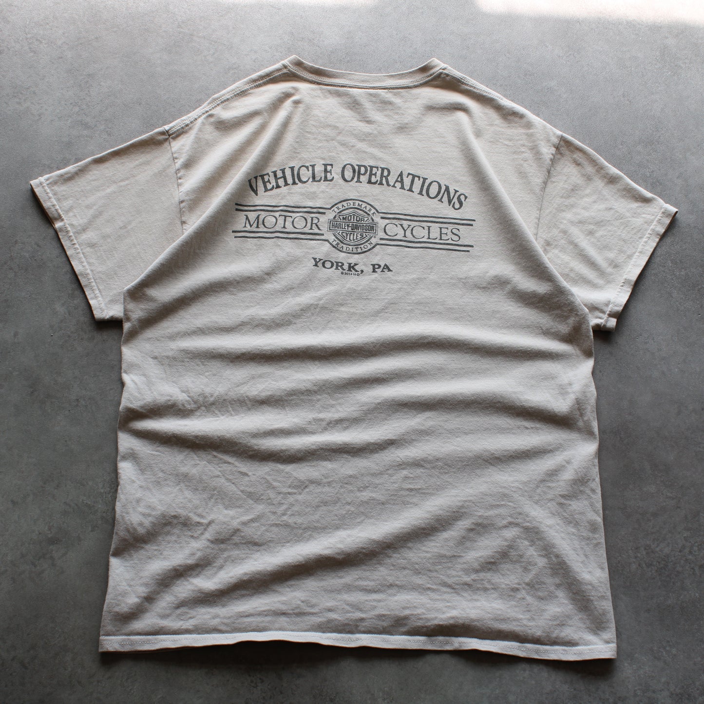 Harley Davidson Printed T-Shirt (Man-L) [SPOTTED]