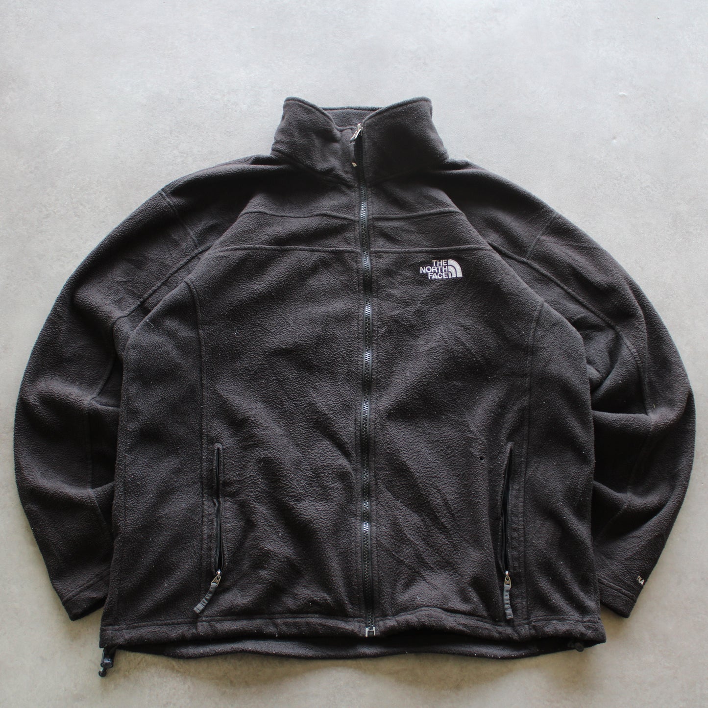 The North Face Embrioed Small Logo Fleece Zip Up (Man-L) [SPOTTED]