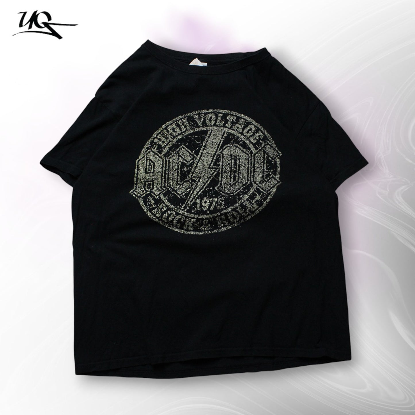 AC DC bedrucktes T-Shirt (Herren, S) 