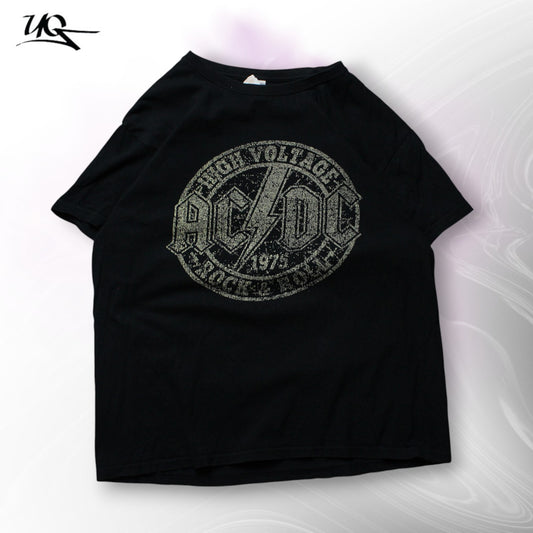 AC DC bedrucktes T-Shirt (Herren, S) 