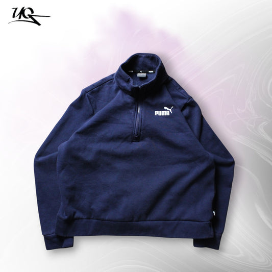 Puma 1/4-Reißverschluss-Sweatshirt (Damen-L) 