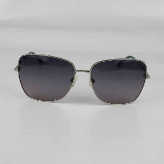Silver Frame Gradient Sunglasses – Oversized Square