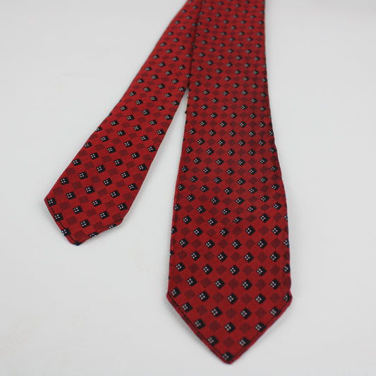Tertital Red Checkered Tie – Italian Vintage