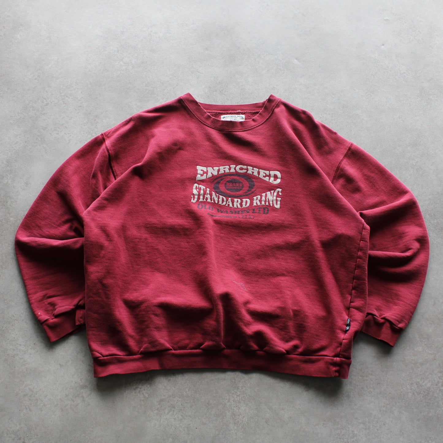 Industrial Wear Printed Crewneck Sweater (Man-XL) [FLAWED]