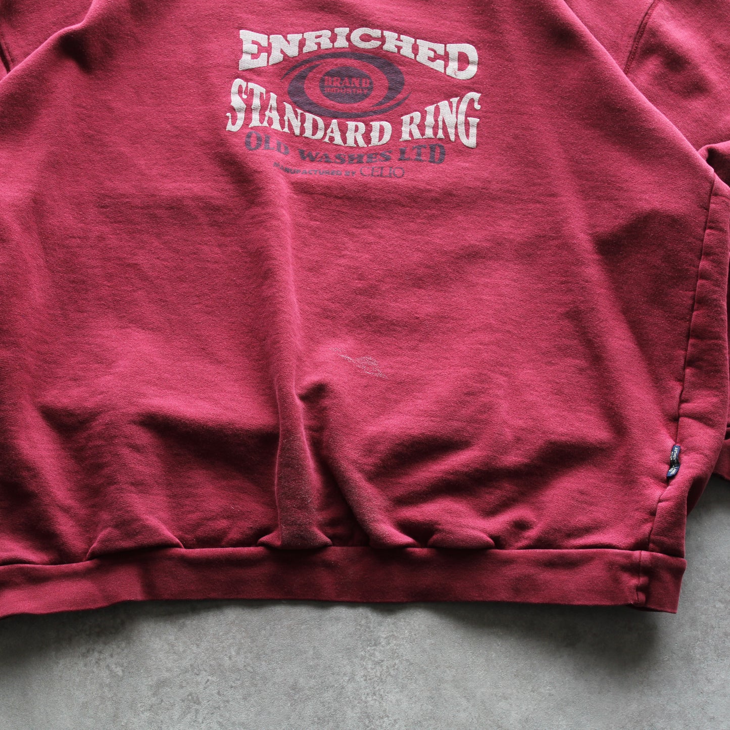 Industrial Wear Printed Crewneck Sweater (Man-XL) [FLAWED]