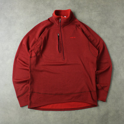 Patagonia Lightweight Quarter Zip Fleece – Red (Man-M)