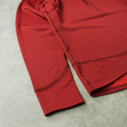 Patagonia Lightweight Quarter Zip Fleece – Red (Man-M)