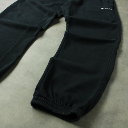 Champion Classic Logo Sweatpants – Black (Man-XL)