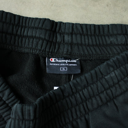 Champion Classic Logo Sweatpants – Black (Man-XL)