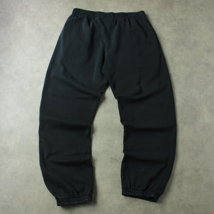 Champion Classic Logo Sweatpants – Black (Man-XL)