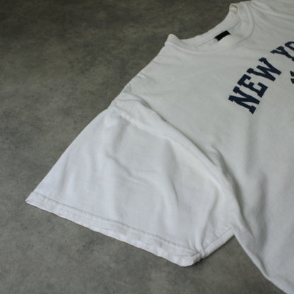 Majestic New York Yankees Printed T-Shirt – White (Man-XL)