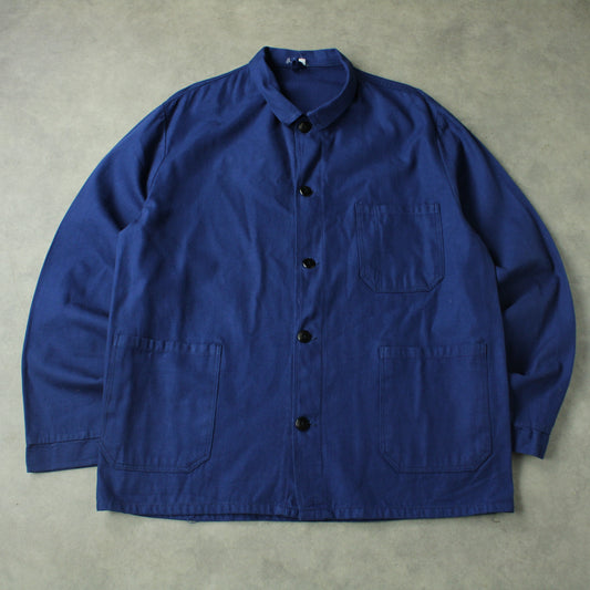 French Blue Workwear Chore Jacket – Blue (Man-XL)