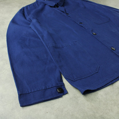 French Blue Workwear Chore Jacket – Blue (Man-XL)