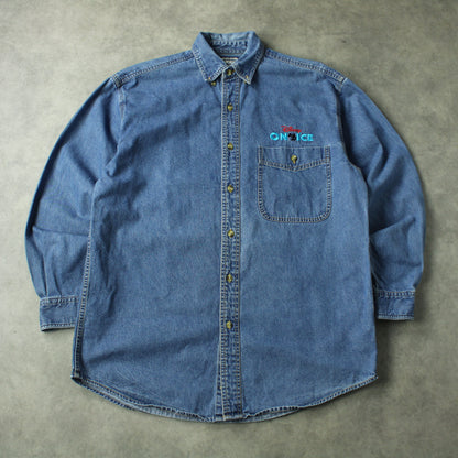 Lee x Disney “On Ice” Denim Shirt – Blue (Man-M)
