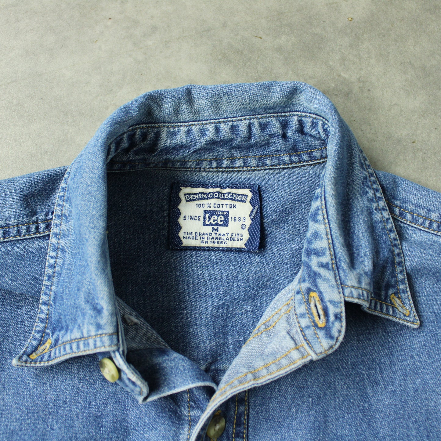 Lee x Disney “On Ice” Denim Shirt – Blue (Man-M)