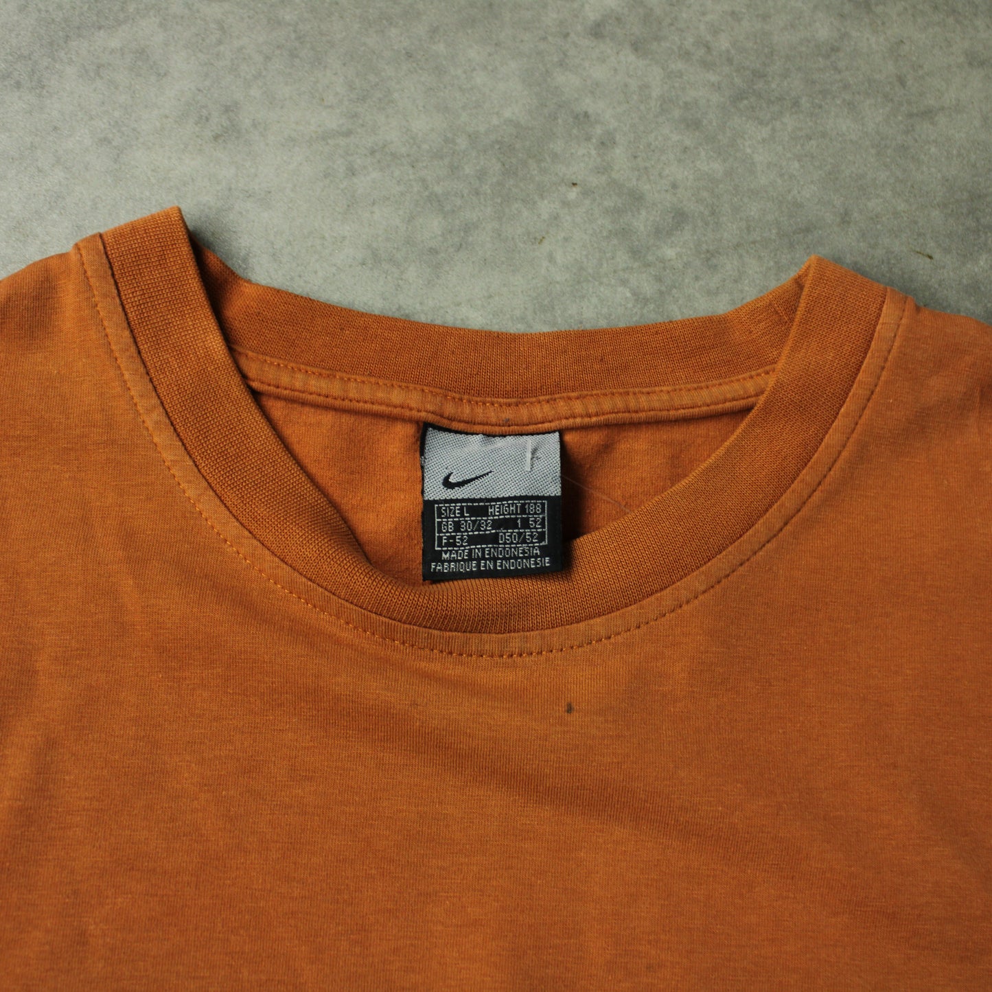 Nike Vintage Printed T-Shirt – Orange (Man-L)