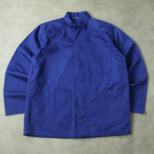 French Blue Classic Workwear Jacket – Royal Blue (Man-M)