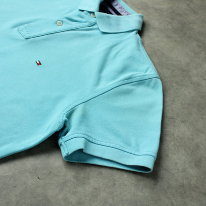 Tommy Hilfiger Classic Piqué T-Shirt – Light Blue (Man-S)