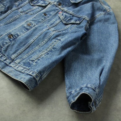 Levi’s 705 Denim Trucker Jacket – Mid Blue (Man-M)