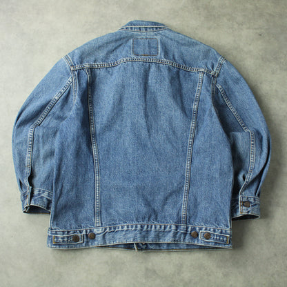 Levi’s 705 Denim Trucker Jacket – Mid Blue (Man-M)