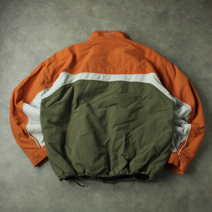 Quiksilver Colorblock Jacket - Orange/Olive (Man-XL)