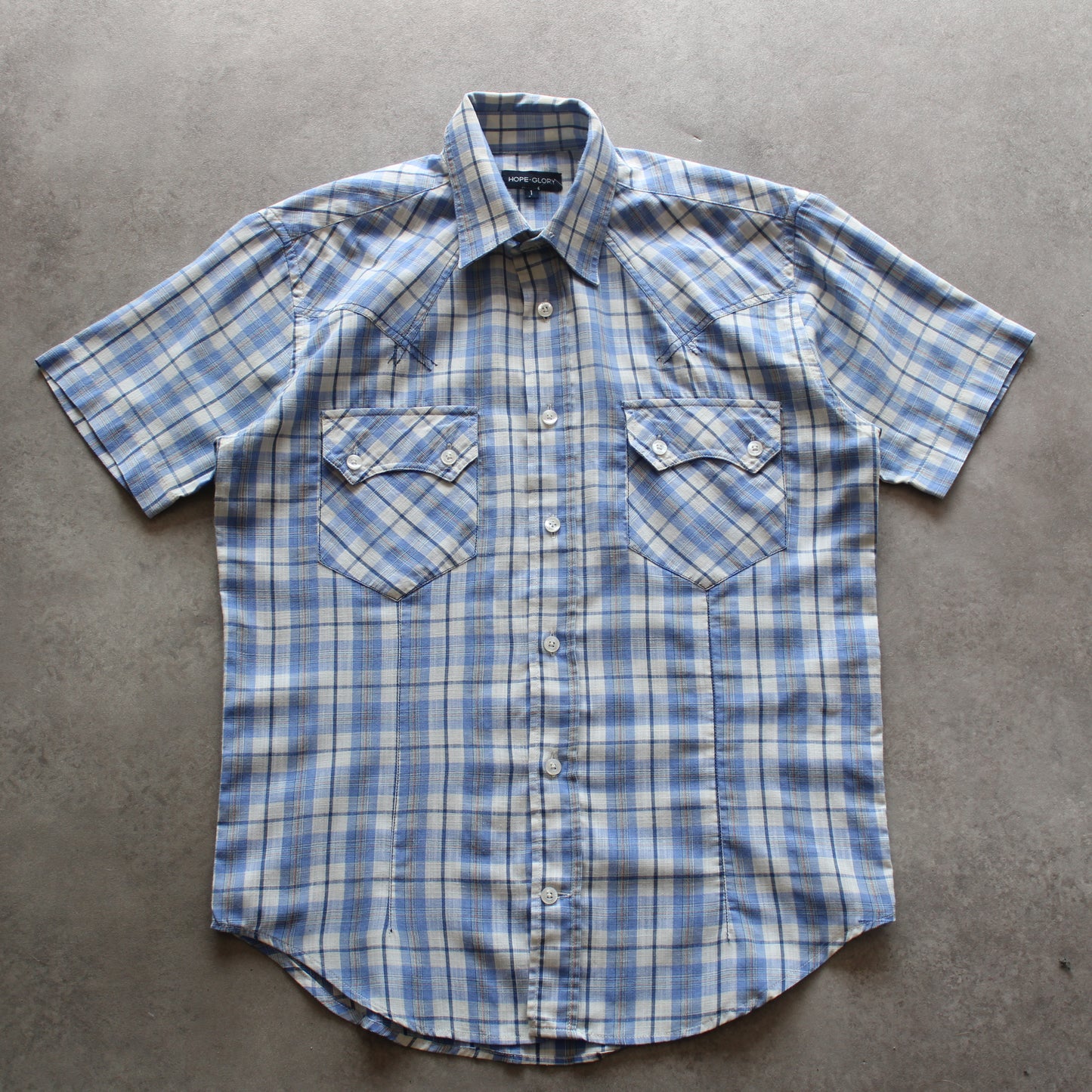 Hope-Glory Checkered Shirt (Man-S)