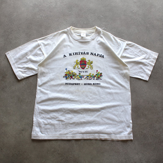 Y2K Cross Star Printed T-Shirt (Man-XL)