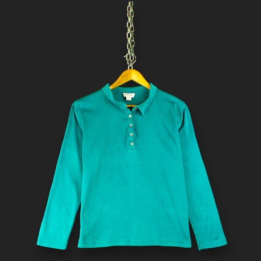 Peter Halm Langarm-Poloshirt