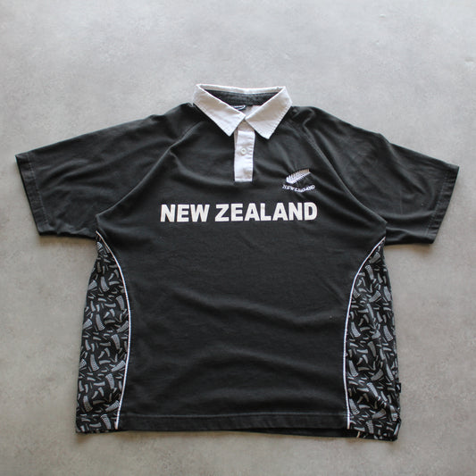 New Zealand Embrioed Polo Shirt (Man-XXL)