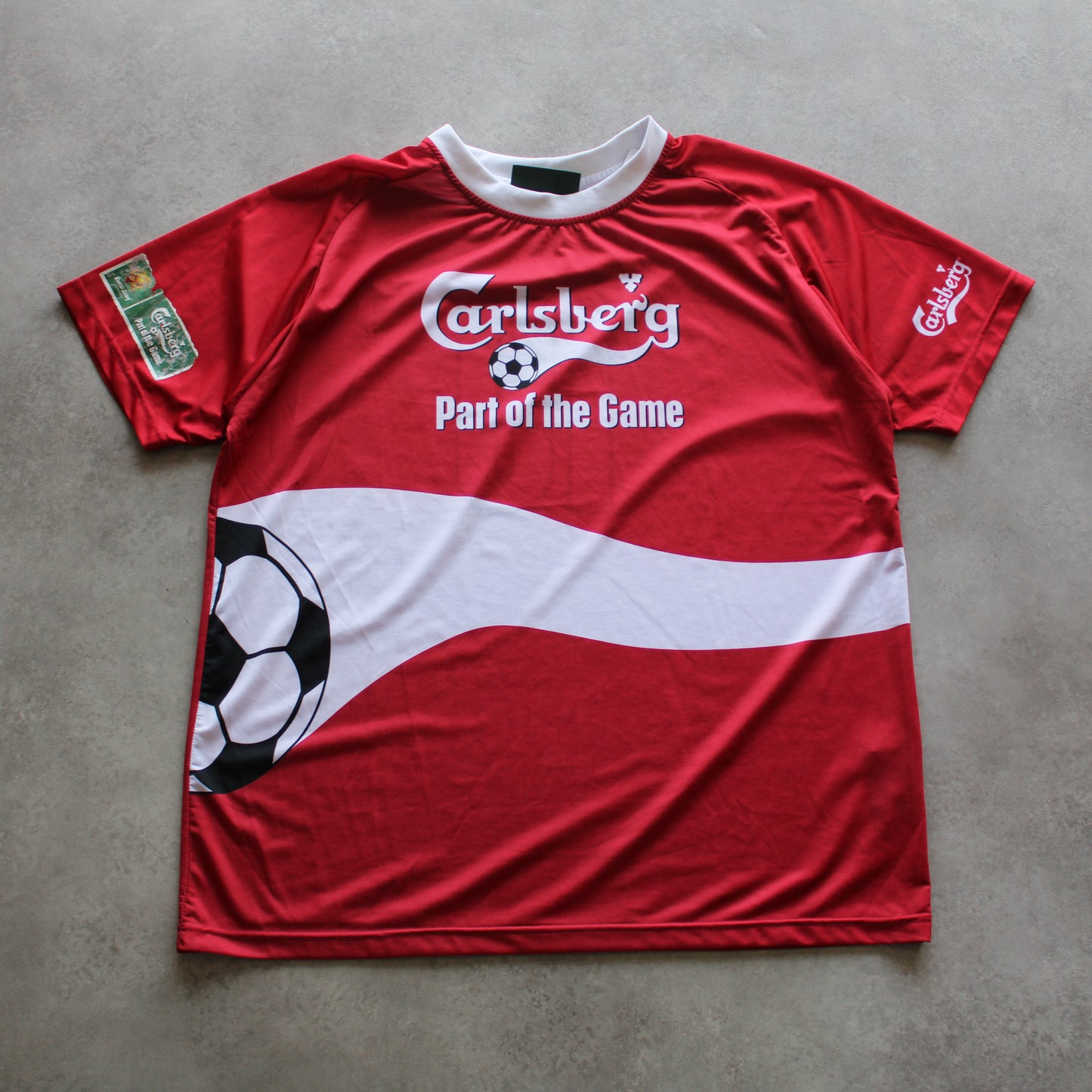 Carlsberg Printed Football Jersey (Man-XL)