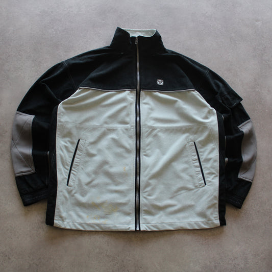 Black & Grey Zip Up Sweater (Man-L) [SPOTTED]