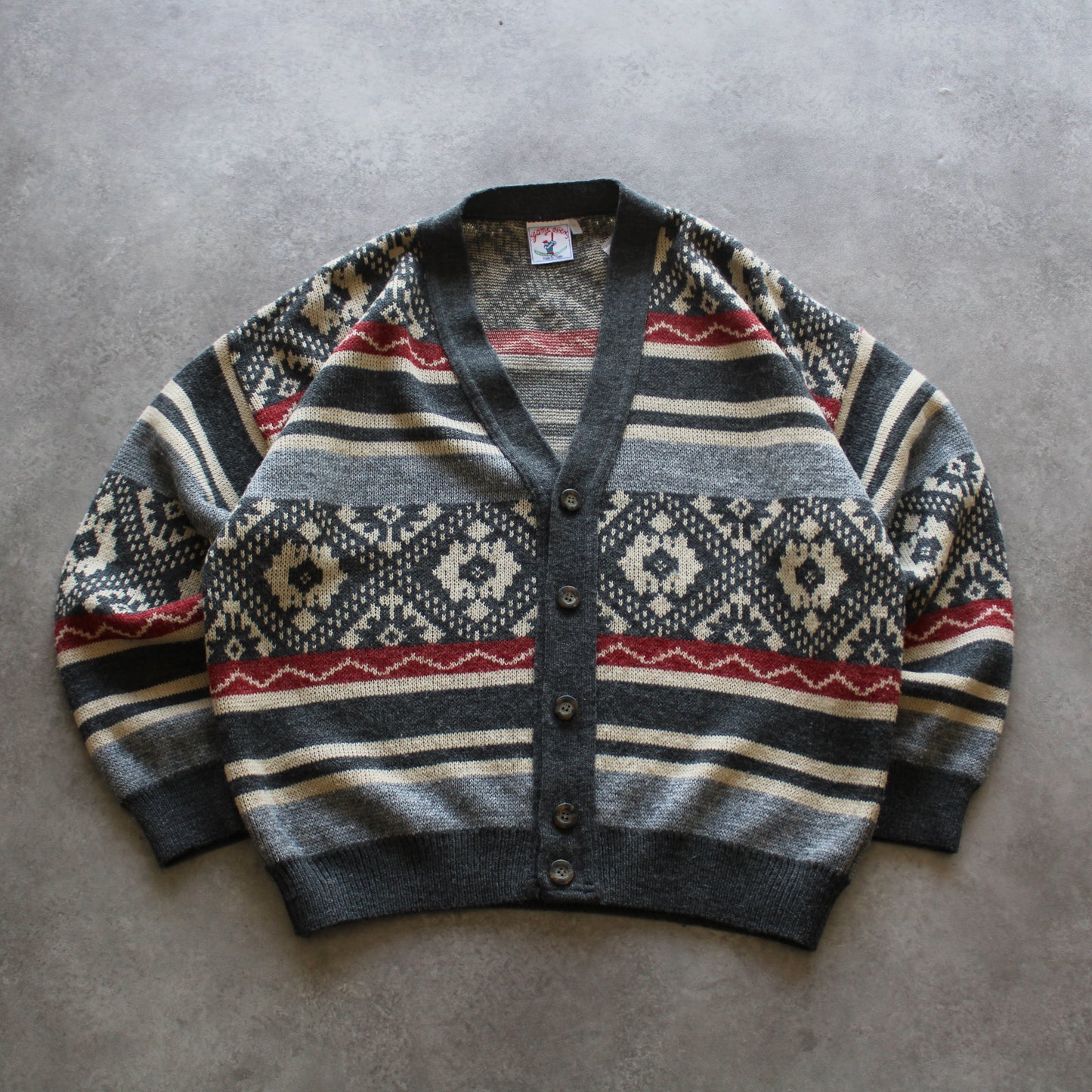 Game Over Vintage Knitted Cardigan (Man-M)