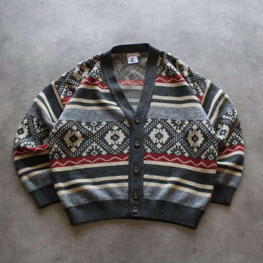 Game Over Vintage Knitted Cardigan (Man-M)