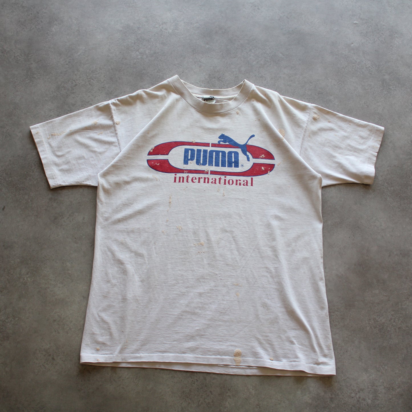 Puma Vintage Printed T-Shirt (Man-XL) [DISTRESSED]