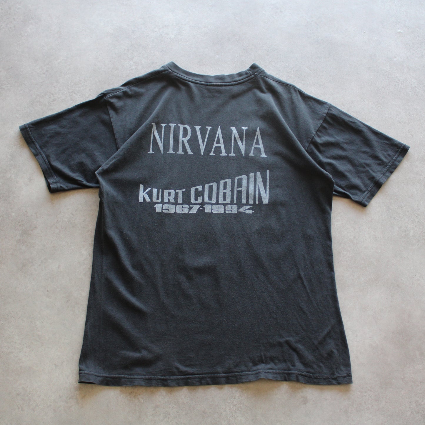 Nirvana Kurt Cobain Memorial Graphic T-Shirt (1967–1994) (Size-L)
