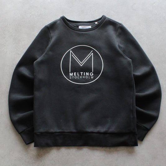 Melting Stockholm Printed Crewneck Sweater (Woman-M)