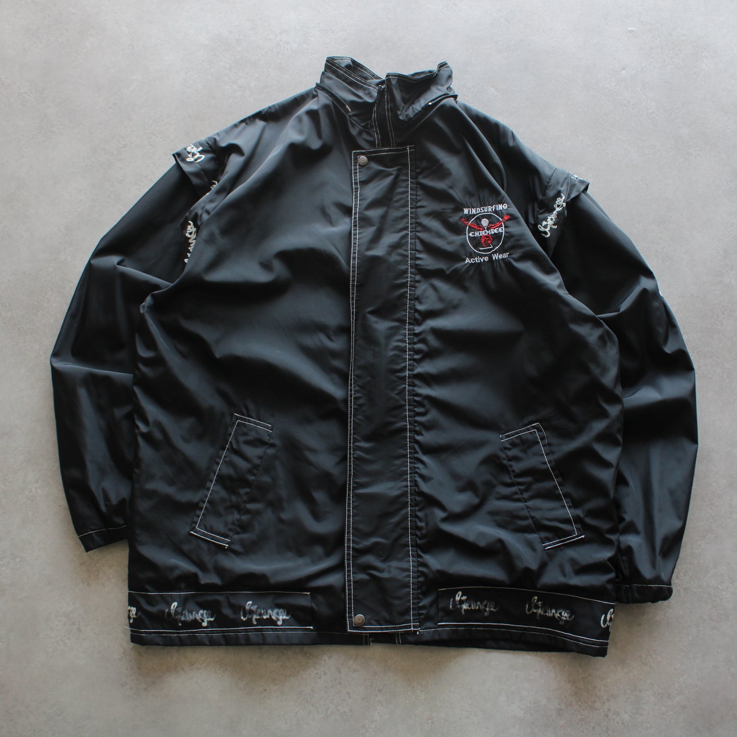 Chiemsee Black Windsurfing Jacket (Man-XXL)