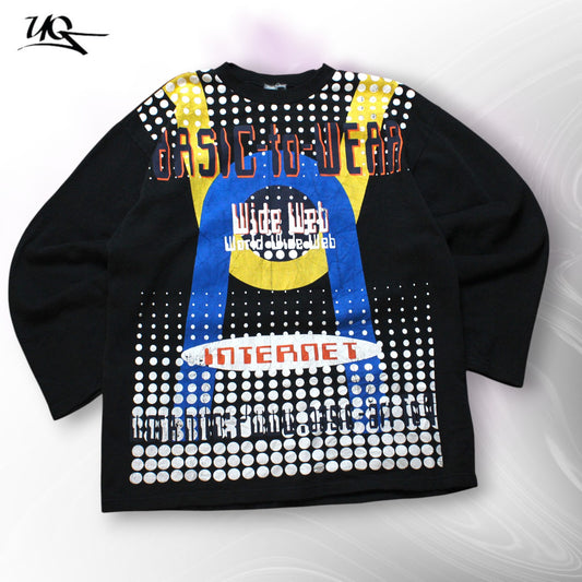 Wide Web Vintage Pullover (Herren-M) 