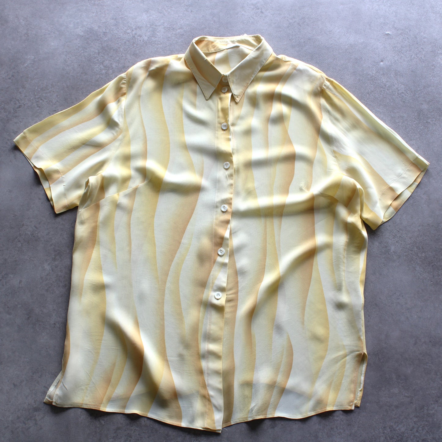 Vintage Orange Short Sleeve Shirt (Man-L)