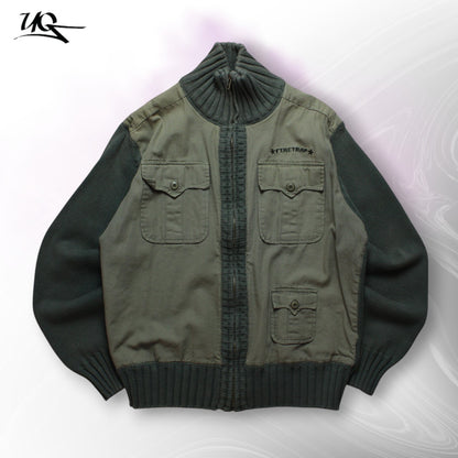 Firetrap Pullover mit durchgehendem Reißverschluss (Herren, S) 
